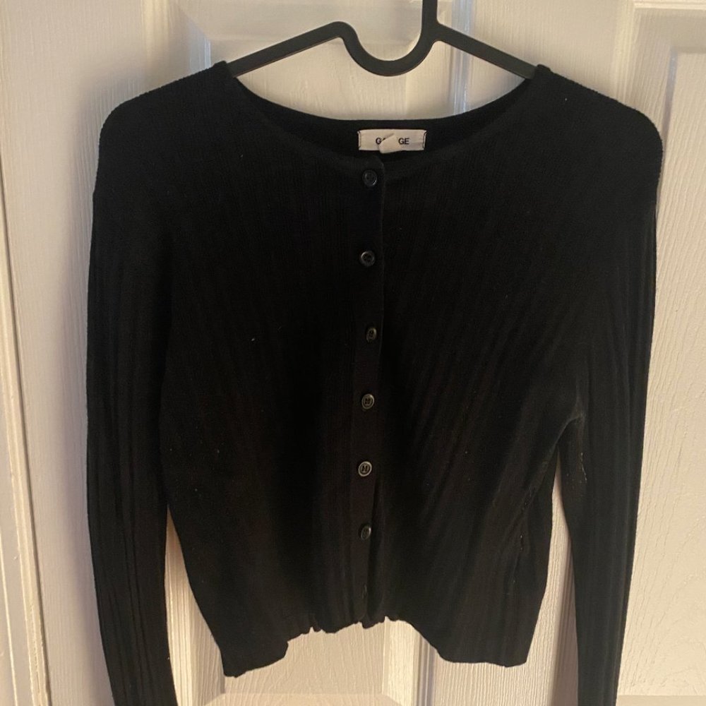 Garage Long Sleeve Button Top